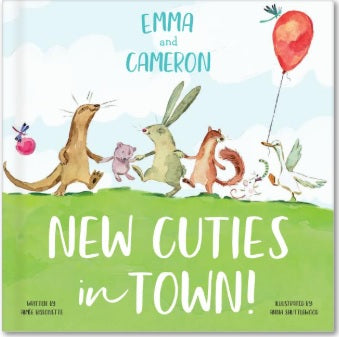 New Cuties In Town (Baby book for Twins)