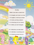 Care Bears Poem Background