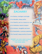 Spider-Man Name Poem Background